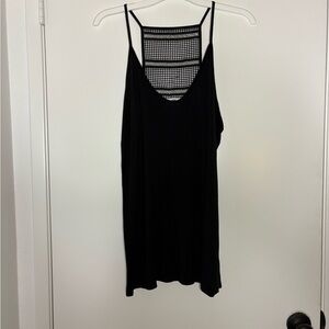Old Navy Black Tank Top with Mesh Detail